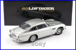 118 AUTOart Aston Martin DB5 James Bond 007 GOLDFINGER 60 Years Silver 70296