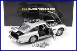 118 AUTOart Aston Martin DB5 James Bond 007 GOLDFINGER 60 Years Silver 70296