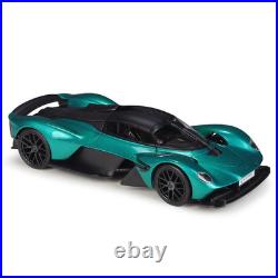118 Aston Martin Valkyrie Green Alloy Car Model Diecast Collectible Display