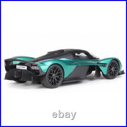 118 Aston Martin Valkyrie Green Alloy Car Model Diecast Collectible Display