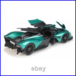 118 Aston Martin Valkyrie Green Alloy Car Model Diecast Collectible Display