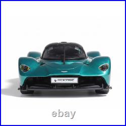 118 Aston Martin Valkyrie Green Alloy Car Model Diecast Collectible Display