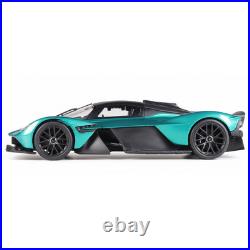 118 Aston Martin Valkyrie Green Alloy Car Model Diecast Collectible Display