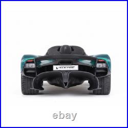 118 Aston Martin Valkyrie Green Alloy Car Model Diecast Collectible Display
