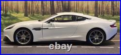 118 Autoart Aston Martin Vanquish Coupe White Composite Model READ