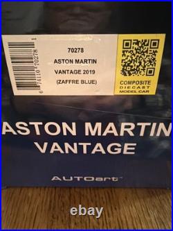 118 Autoart Aston Martin Vantage 2019 Blue 70278