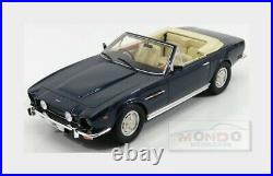 118 Cult Scale Models Aston Martin V8 Volante Cabriolet 1978 Blue Met CML032-1
