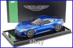 118 Motorhelix Aston Martin DB12 Coupe 2023 Ion Blue Limited 99 Pcs