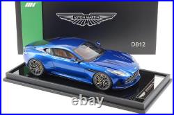 118 Motorhelix Aston Martin DB12 Coupe 2023 Ion Blue Limited 99 Pcs