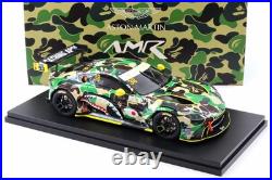 118 Pop Race X BAPE Aston Martin Vantage GT3 AMR Bathing Ape With Display