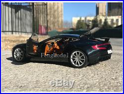 118 Scale Aston Matin ONE-77 Diecast Model Car collection and Decoration Black