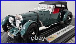 1934 Green Aston Martin with Red Interior Signature 18118 1/18 Scale