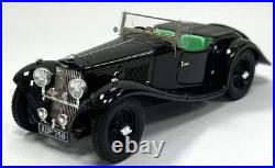 1938 Aston Martin 15/98 2-4 Seater Roadster Open Black in 143 scale by Matrix