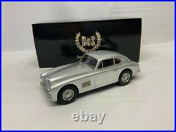 1950 Aston Martin Coupe Silver Metallic Model BOS247 118 scale Collectible NIB