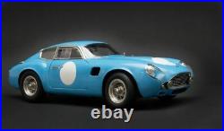 1961 Aston Martin DB4 GT Zagato Racing Version blue by CMC in 118 Scale