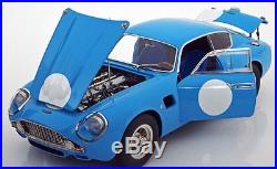 1961 Aston Martin DB4 GT Zagato blue CMC in 118 Scale M-140