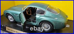 1961 Teal Aston Martin DB4 Zagato Yat Ming 92728 1/18 Scale 1961 Teal Aston Martin DB4 Zagato Yat Ming 92728 1/18 Scale