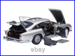 1964 Aston Martin DB5 RHD Model Car 1/18 Birch Silver 007 Goldfinger Autoart 1964 Aston Martin DB5 RHD Model Car 1/18 Birch Silver 007 Goldfinger Autoart