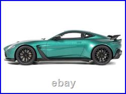 1/18 2023 Aston Martin Vantage V12 British Racing Green with Black Hood and Top