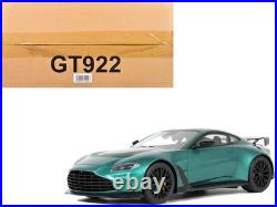 1/18 2023 Aston Martin Vantage V12 British Racing Green with Black Hood and Top