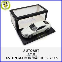 1/18 AUTOart 70256 ASTON MARTIN Rapide S 2015 Stratus White Model Car 1/18 AUTOart 70256 ASTON MARTIN Rapide S 2015 Stratus White Model Car