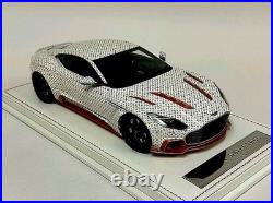 1/18 Aston Martin DB11 CYRUS MANSORY LV White Colorful T & P White Display CASE