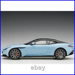 1/18 Aston Martin DB11 Q Frosted Glass Blue WithBlack Top Model Car Autoart 70268