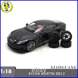 1/18 Aston Martin DB12 DB 12 Black Diecast Model Toy Car Gifts For Friends 1/18 Aston Martin DB12 DB 12 Black Diecast Model Toy Car Gifts For Friends