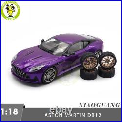 1/18 Aston Martin DB12 DB 12 Purple Diecast Model Toy Car Gifts For Friends 1/18 Aston Martin DB12 DB 12 Purple Diecast Model Toy Car Gifts For Friends