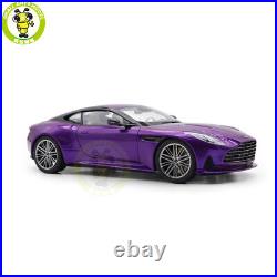 1/18 Aston Martin DB12 DB 12 Purple Diecast Model Toy Car Gifts For Friends 1/18 Aston Martin DB12 DB 12 Purple Diecast Model Toy Car Gifts For Friends
