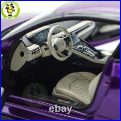 1/18 Aston Martin DB12 DB 12 Purple Diecast Model Toy Car Gifts For Friends 1/18 Aston Martin DB12 DB 12 Purple Diecast Model Toy Car Gifts For Friends