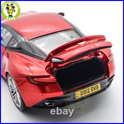1/18 Aston Martin DB12 DB 12 Red Diecast Model Toy Car Gifts For Friends 1/18 Aston Martin DB12 DB 12 Red Diecast Model Toy Car Gifts For Friends
