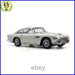 1/18 Aston Martin DB5 DB 5 Autoart 70287 Birch Silver Model Car 1/18 Aston Martin DB5 DB 5 Autoart 70287 Birch Silver Model Car