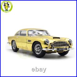 1/18 Aston Martin DB5 DB 5 Electroplated Gold Diecast Model Toy Car 1/18 Aston Martin DB5 DB 5 Electroplated Gold Diecast Model Toy Car