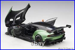 1/18 Aston Martin Vulcan Apple Tree Green WithOrange Accents Car By AUTOart 70263