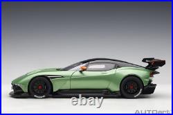 1/18 Aston Martin Vulcan Apple Tree Green WithOrange Accents Car By AUTOart 70263