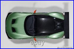 1/18 Aston Martin Vulcan Apple Tree Green WithOrange Accents Car By AUTOart 70263