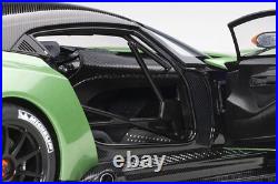 1/18 Aston Martin Vulcan Apple Tree Green WithOrange Accents Car By AUTOart 70263