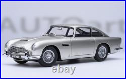 1/18 AutoArt Aston Martin DB5 RHD from 1964 in Silver 70287
