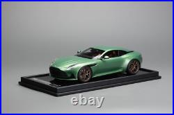 1/18 MotorHelix Model of the Aston Martin DB12 in Iridecscent Emerald. AB508