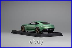 1/18 MotorHelix Model of the Aston Martin DB12 in Iridecscent Emerald. AB508