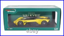 1/18 Scale Aston Martin Valkyrie Sunburst Yellow Model Car by Top Speed