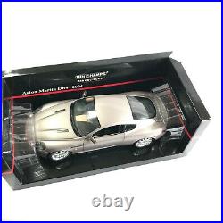 1/18 Scale Model Aston Martin DB9 Miinichamps Car Collection Sliver Grey