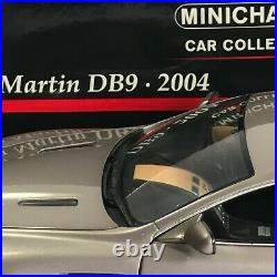1/18 Scale Model Aston Martin DB9 Miinichamps Car Collection Sliver Grey