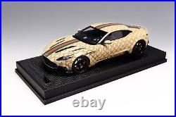 1/18 T&P Aston Martin Cyrus DB11 Mansory In Gucci Colors 20 pieces Carbon Base