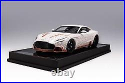 1/18 T&P Aston Martin Cyrus DB11 Mansory In White LV Colors 20 pcs Carbon Base