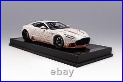 1/18 T&P Aston Martin Cyrus DB11 Mansory In White LV Colors 20 pcs Carbon Base