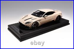1/18 T&P Aston Martin Cyrus DB11 Mansory in Burberry Colors 30 pcs Carbon Base