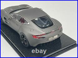1/18 Tecnomodel Aston Martin One-77 Matte Grey #01/77 Carbon Base