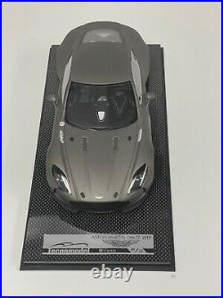 1/18 Tecnomodel Aston Martin One-77 Matte Grey #01/77 Carbon Base